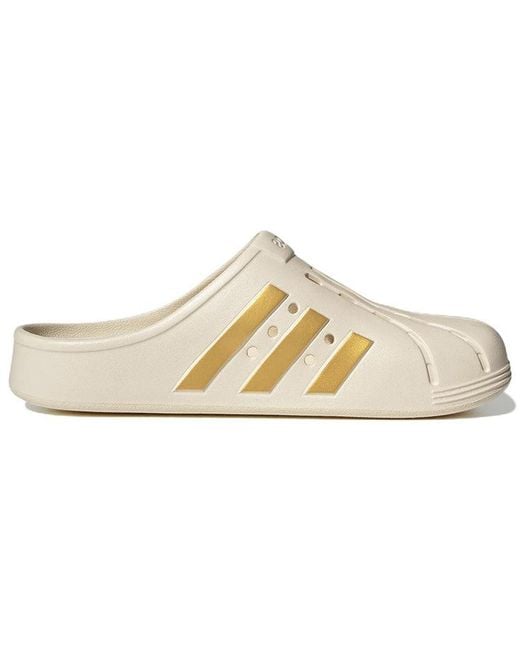 Adidas Natural Adilette Clog 'Wonder Metallic'