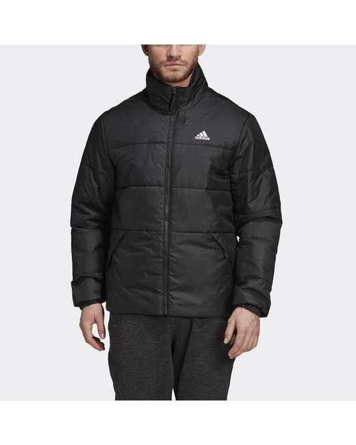 Adidas Blue Bsc 3-Stripes Insulated Winter Jacket for men