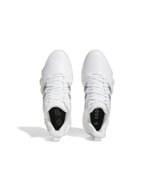 Adidas White Codechaos 22 Boost Golf Shoes 'Cloud Core' for men