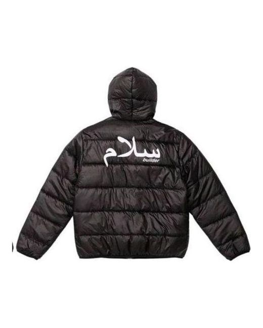 Supreme Black X Undercover Trench Puffer Jacket for men
