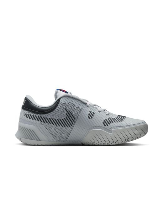 Nike Gray Court Air Zoom Vapor 11 Attack Hard Court Tennis Shoes for men