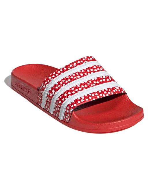 Adidas Red (Wmns) Adilette Slide 'Polka