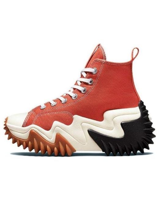 Converse Red Run Star Motion Platform High 'Seasonal Color