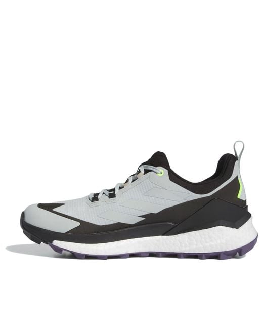 Adidas Black Terrex Free Hiker 2.0 Low Gore-Tex 'Wonder Lemon' for men