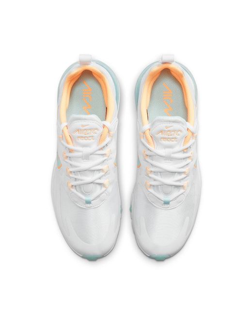 Nike White (Wmns) Air Max 270 React 'Light Dew Lagoon Pulse'