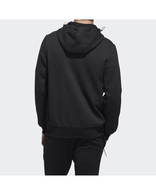 Adidas Gray Htt Double Knit Hooded Jacket for men