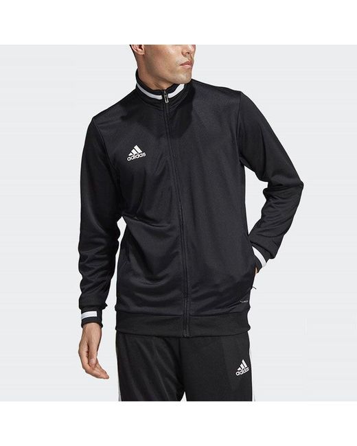Adidas Black Zipper Casual Sports Jacket for men