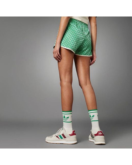 Adidas Green (Wmns) Adicolor High Waist Monogram Short