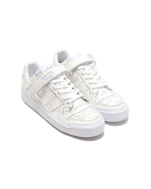 Adidas White X Atmos Forum Low 'Unveil' for men