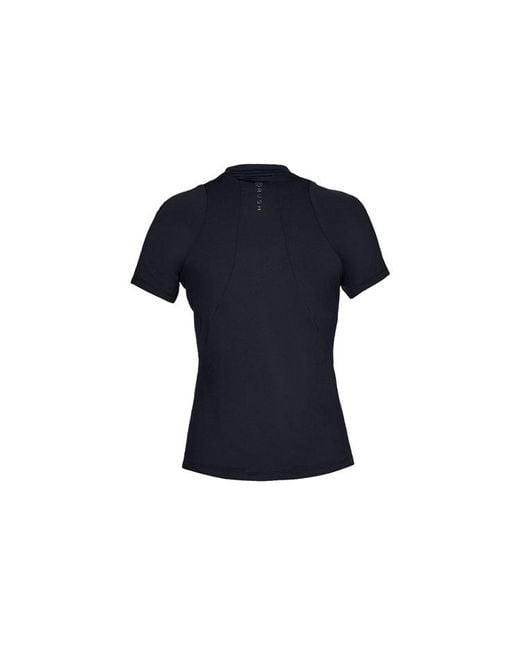 Under Armour Blue (Wmns) Rush Training Sports Short Sleeve