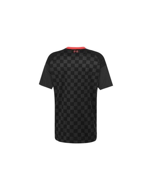 Nike Black Soccer/Football Sports Jersey Sw Fan Edition Liverpool Coal for men