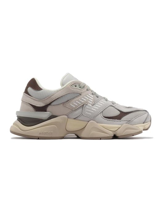 New Balance White 9060 Matter Timberwolf' for men