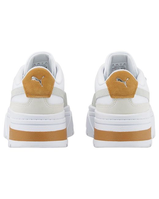 PUMA White (Wmns) Mayze Stack Luxe 'Frosted Ivory'