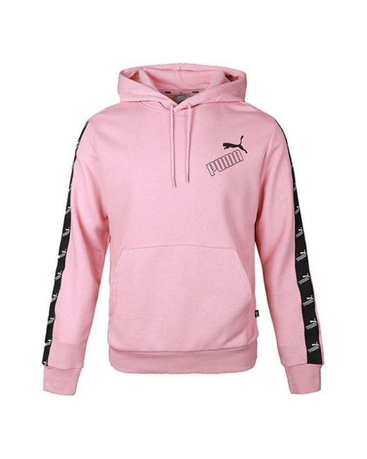 PUMA Pink Amplified Hoodie for men