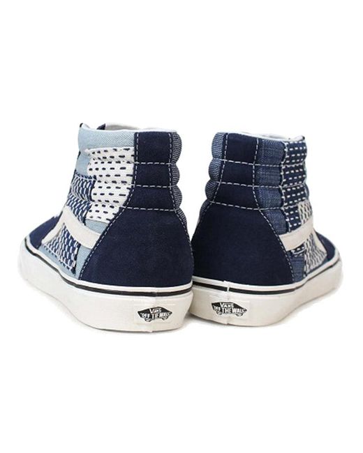 Vans Blue Sk8-Hi 'Patchwork' for men
