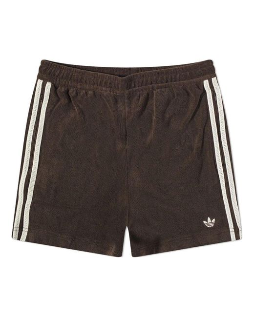 Adidas Black Originals X Wales Bonner Towel Shorts for men