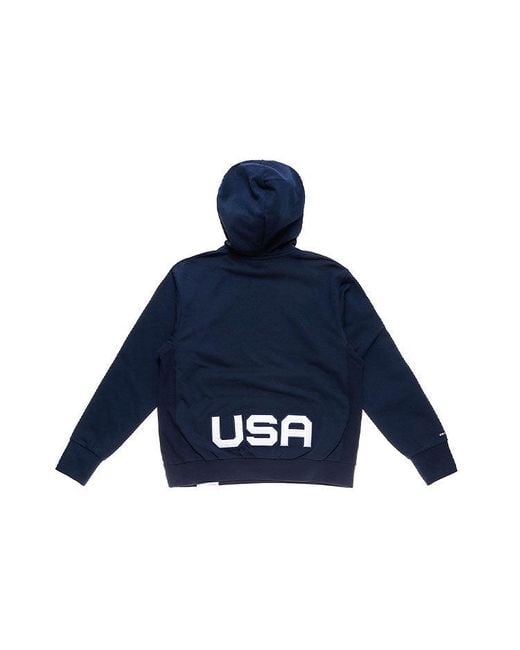 Nike Blue Casual Sports Large Logo Pullover for men