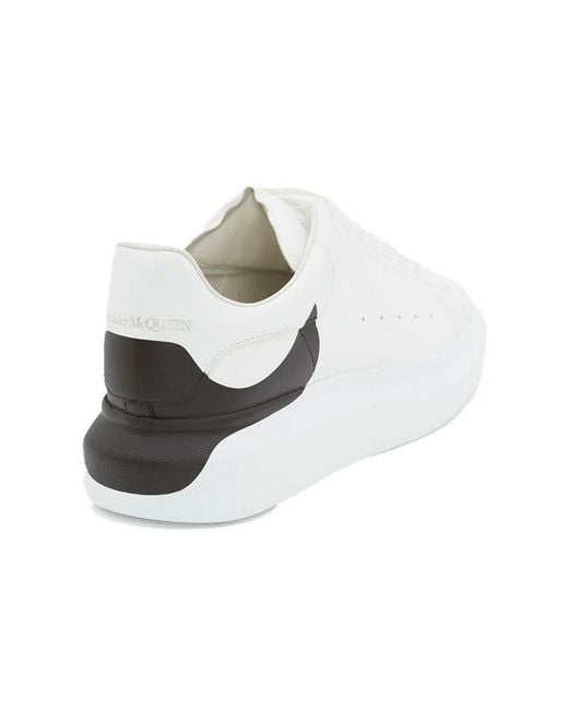 McQueen White Oversized Sneaker Heel' for men