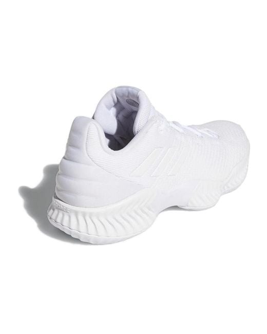 Adidas White Pro Bounce 2018 Low for men