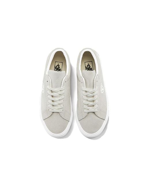 Vans White Sk8 Mid Suede Sid Shoes/ Creamy for men