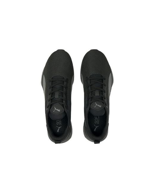 PUMA Black Flyer Runner Mesh Castlerock' for men