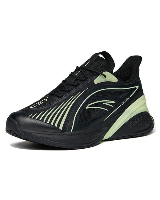 Anta Black C37 2.0 Lime' for men
