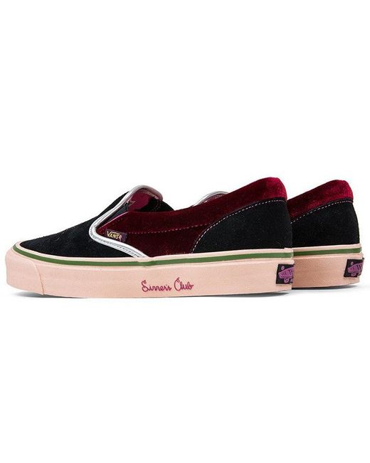 Vans Blue Feature X Classic Slip-On 'Sinners Club' for men