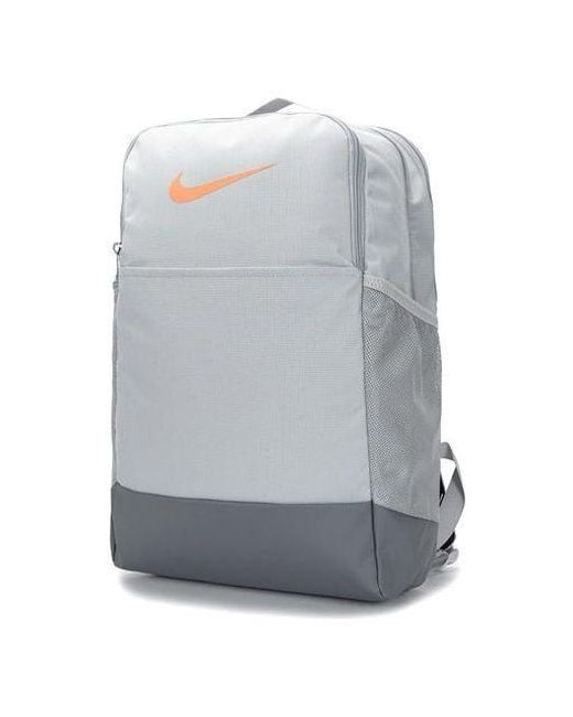 Nike Gray Brasilia 9.5 24L Backpack for men