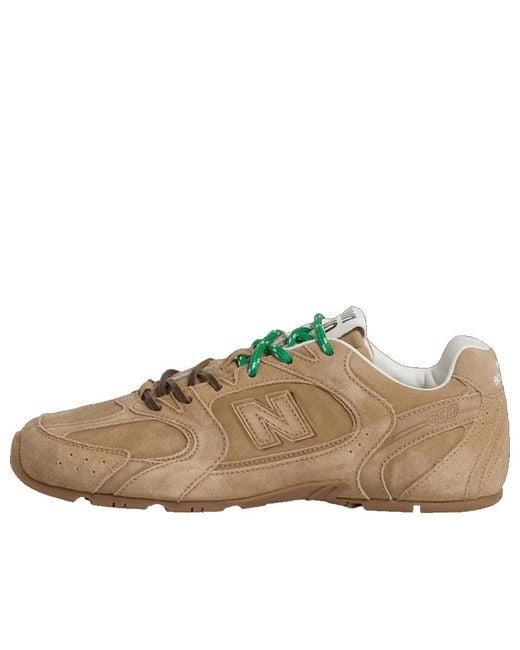 New Balance Brown (Wmns) 530 X Miu Miu Suede Mesh 'Ecru'