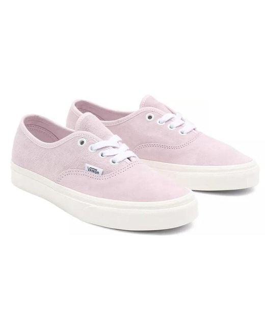 Vans Pink Authentic Suede for men