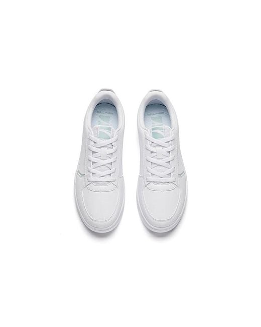 Anta White (Wmns) Skateboarding Series Sneakers