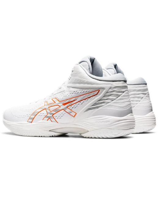 Asics White Gelhoop V14 Low Tops Wear-Resistant for men