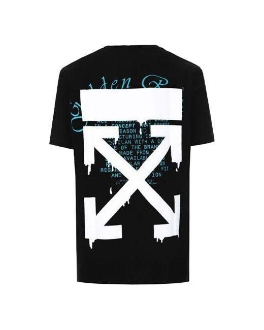 Off-White c/o Virgil Abloh Black C/O Virgil Abloh Fibonacci Dripping Arrows Slim for men
