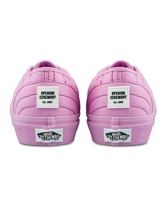 Vans Purple Opening Ceremony X Authentic 'Quilted Orchid' for men