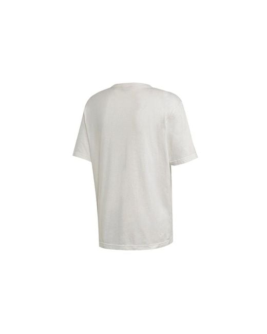 Adidas White Originals Ss20 R.V.Y Printing Short Sleeve for men