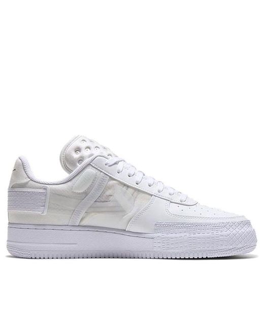 Nike White Air Force 1 Type 'Triple' for men