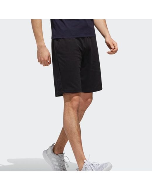 Adidas Black Neo Casual Sports Shorts for men