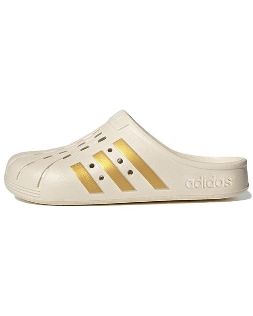 Adidas Natural Adilette Clog 'Wonder Metallic'