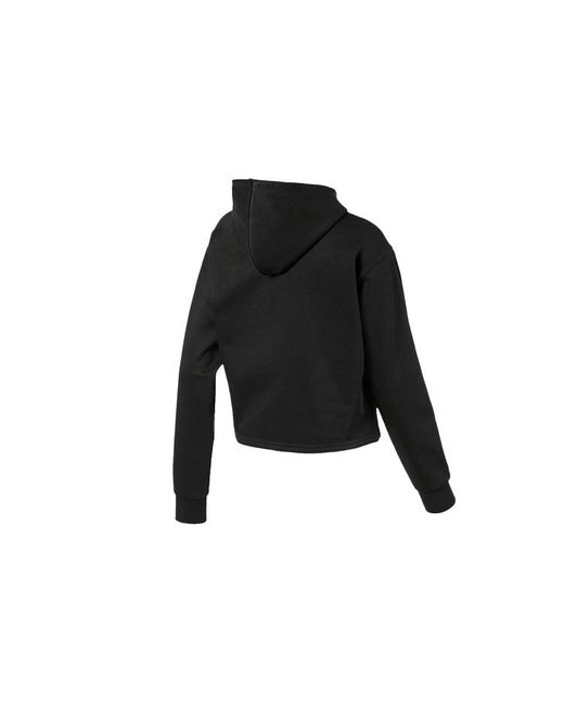 PUMA Elevated Essentials Cropped Hoodie Black Xl