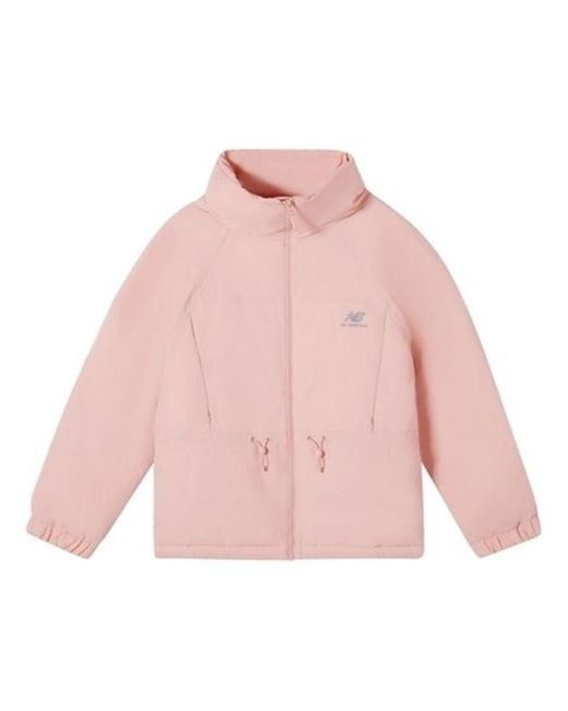 New Balance Pink Waterproof Fashion Coat