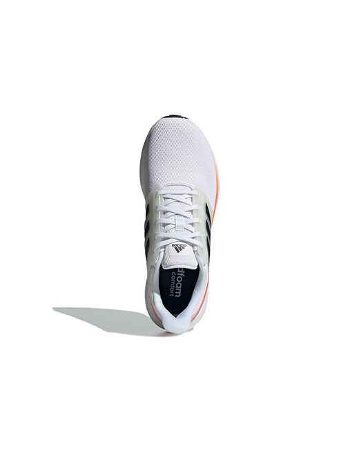 Adidas White Eq19 Run Shoes Solar' for men