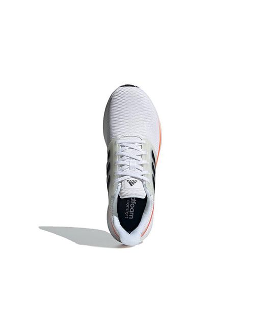 Adidas White Eq19 Run Shoes Solar' for men