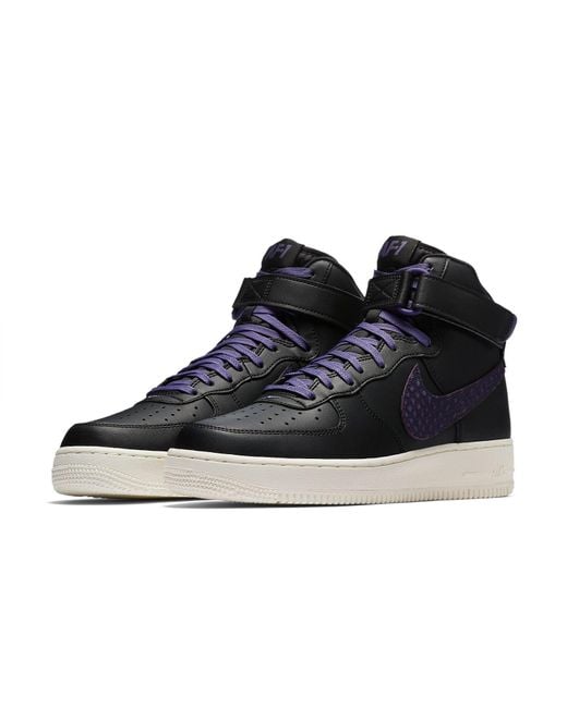 Nike Blue Air Force 1 High 07 Lv8 Croc Skin' for men