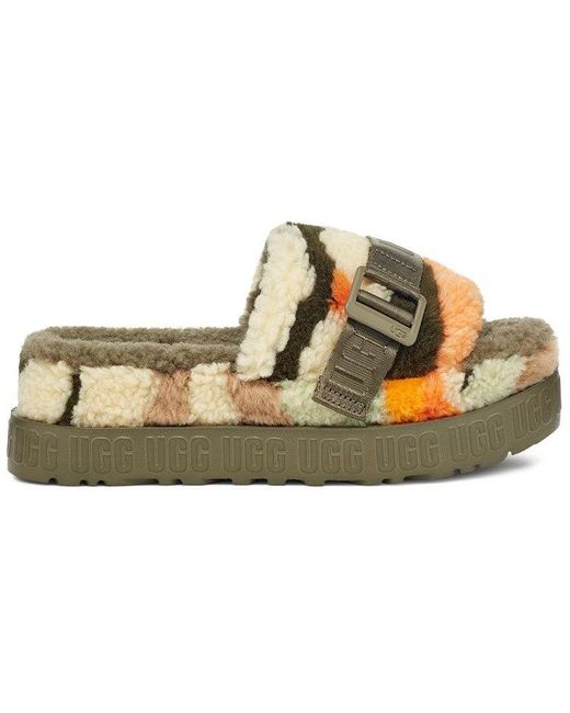 Ugg Brown (Wmns) Fluffita Cali Collage Slipper