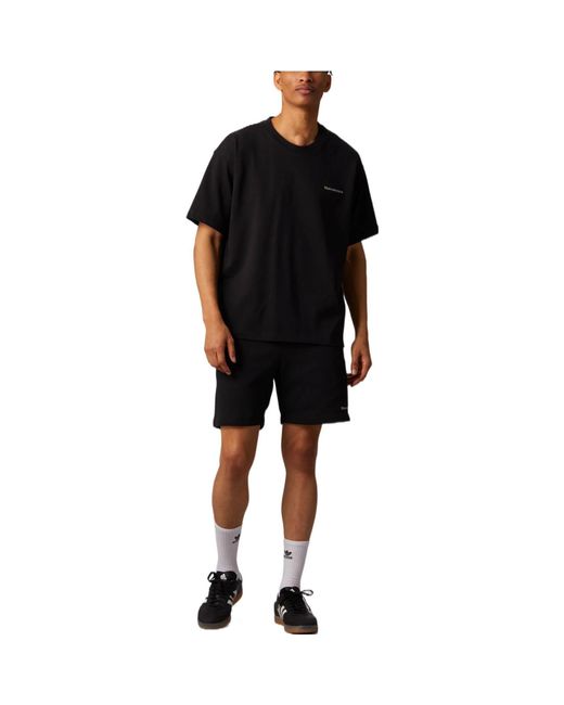 Adidas Originals X Pharrell Williams Crossover Casual Breathable Sports Solid Color Short Sleeve Black T-shirt for men