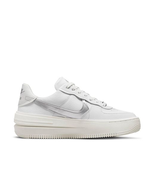Nike White (Wmns) Af1 Plt.Af.Orm 'Summit'