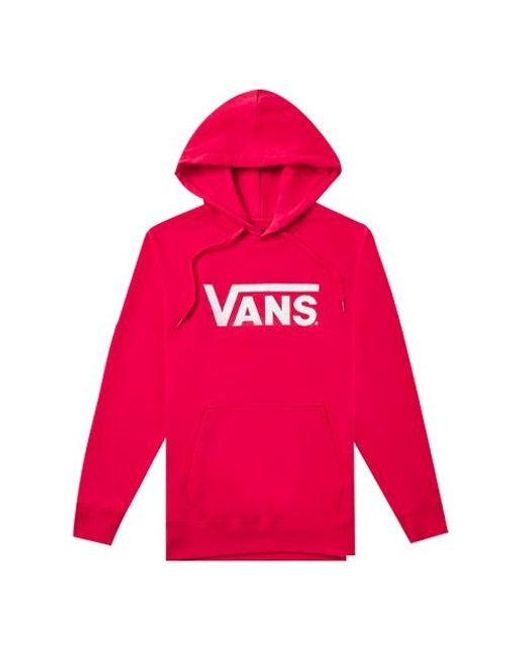 Vans Pink Classic Logo Pullover Couple Style for men