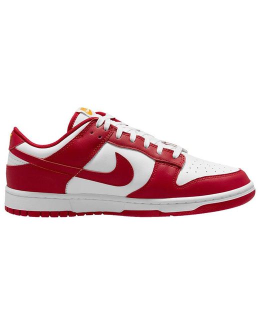 Nike Red Dunk Low 'Gym' for men