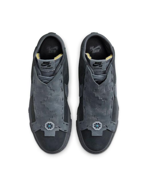 Nike Black X Di'Orr Greenwood Sb Blazer Mid 'Dark Smoke' for men