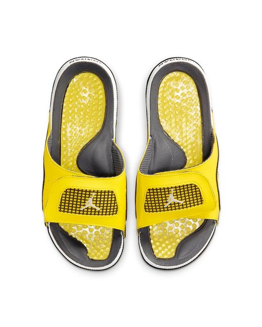 Nike Yellow Hydro Slide 4 'Lightning' for men